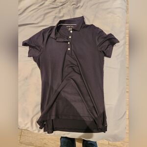 Peter Millar Size Large Men's Black Polo Shirt